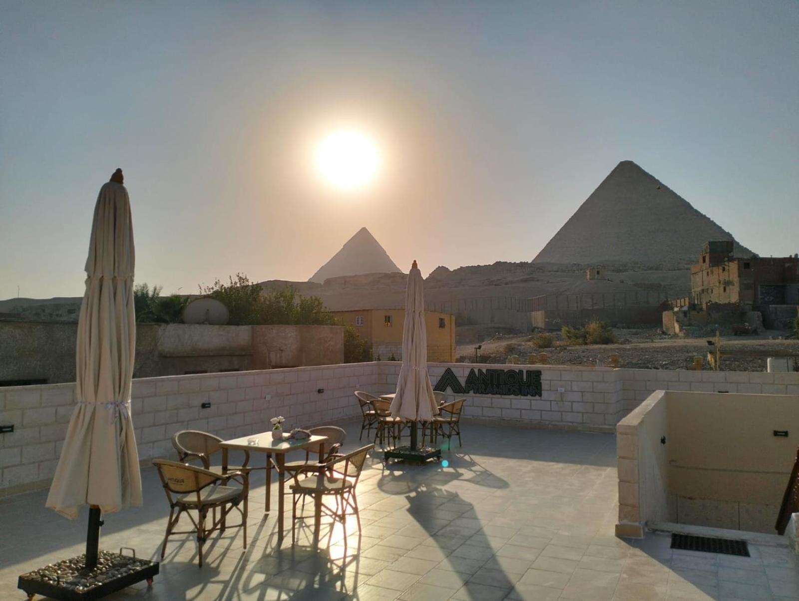 Antique Pyramids Inn Gíza Kültér fotó