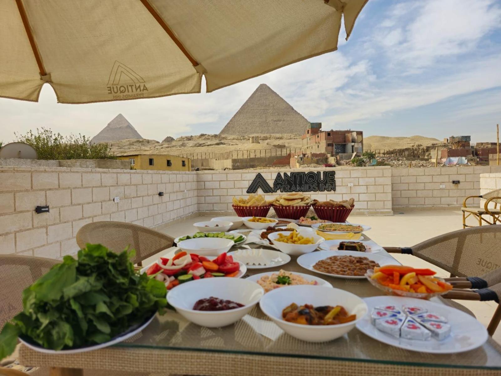 Antique Pyramids Inn Gíza Kültér fotó