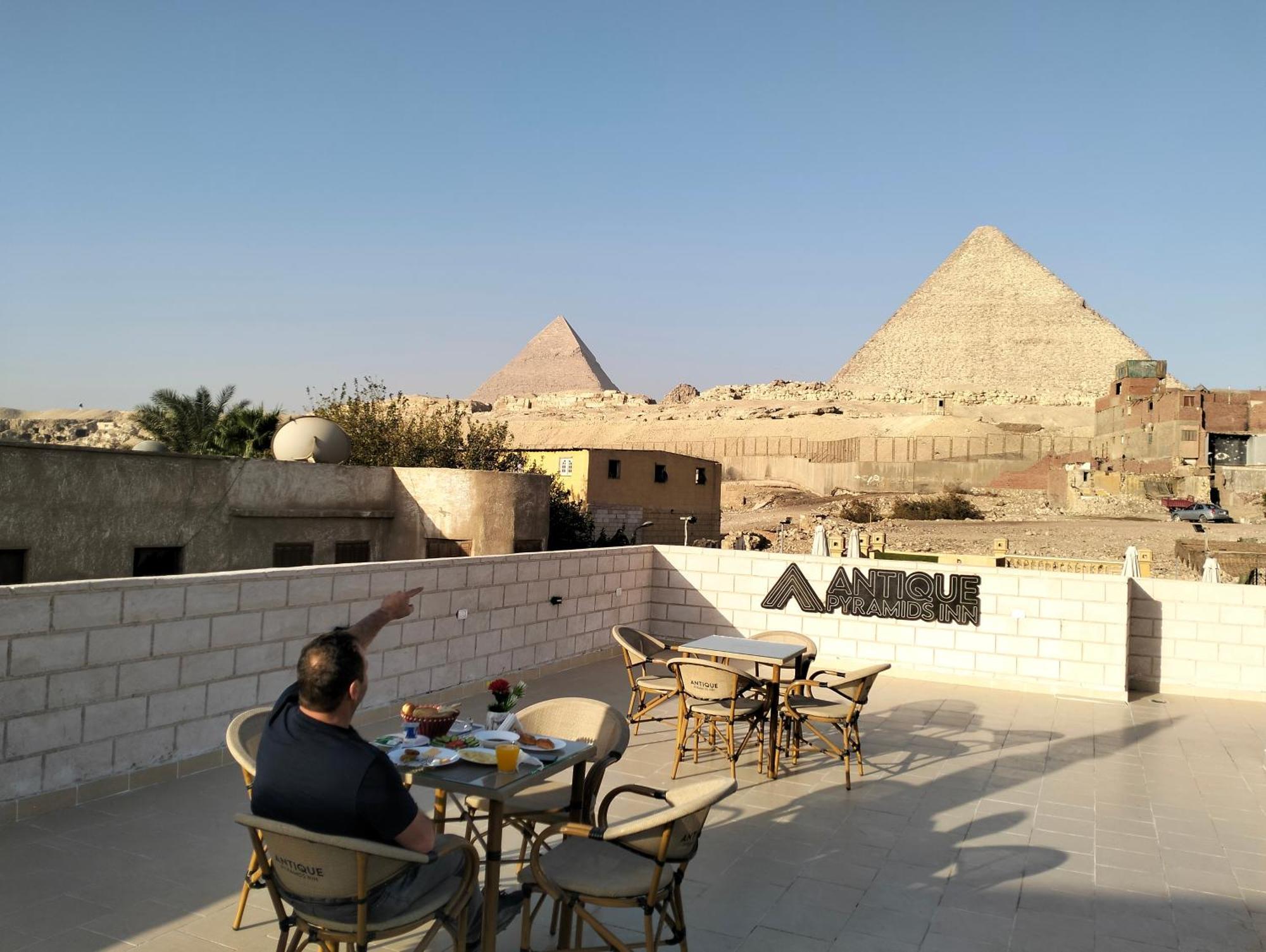Antique Pyramids Inn Gíza Kültér fotó