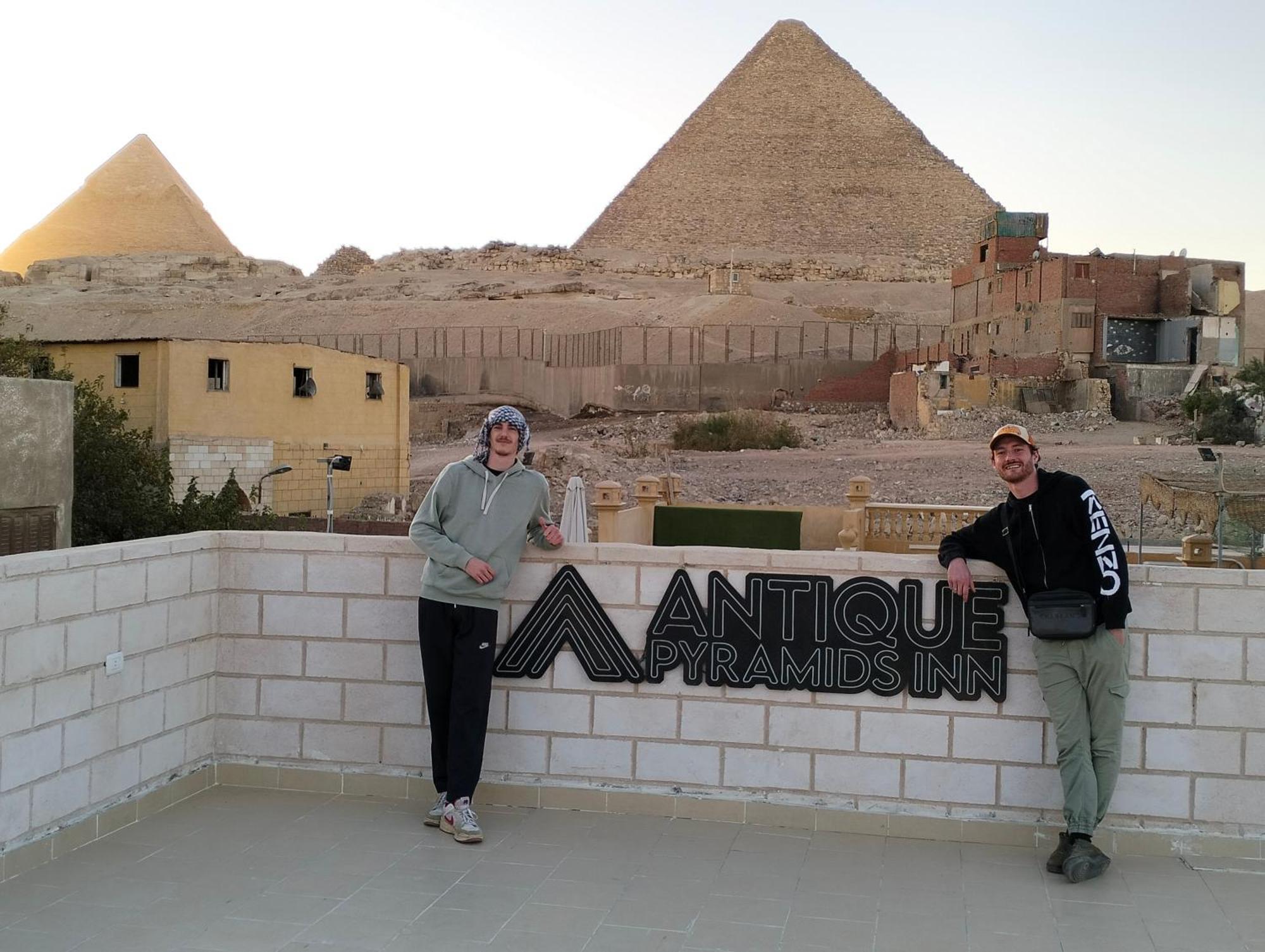 Antique Pyramids Inn Gíza Kültér fotó