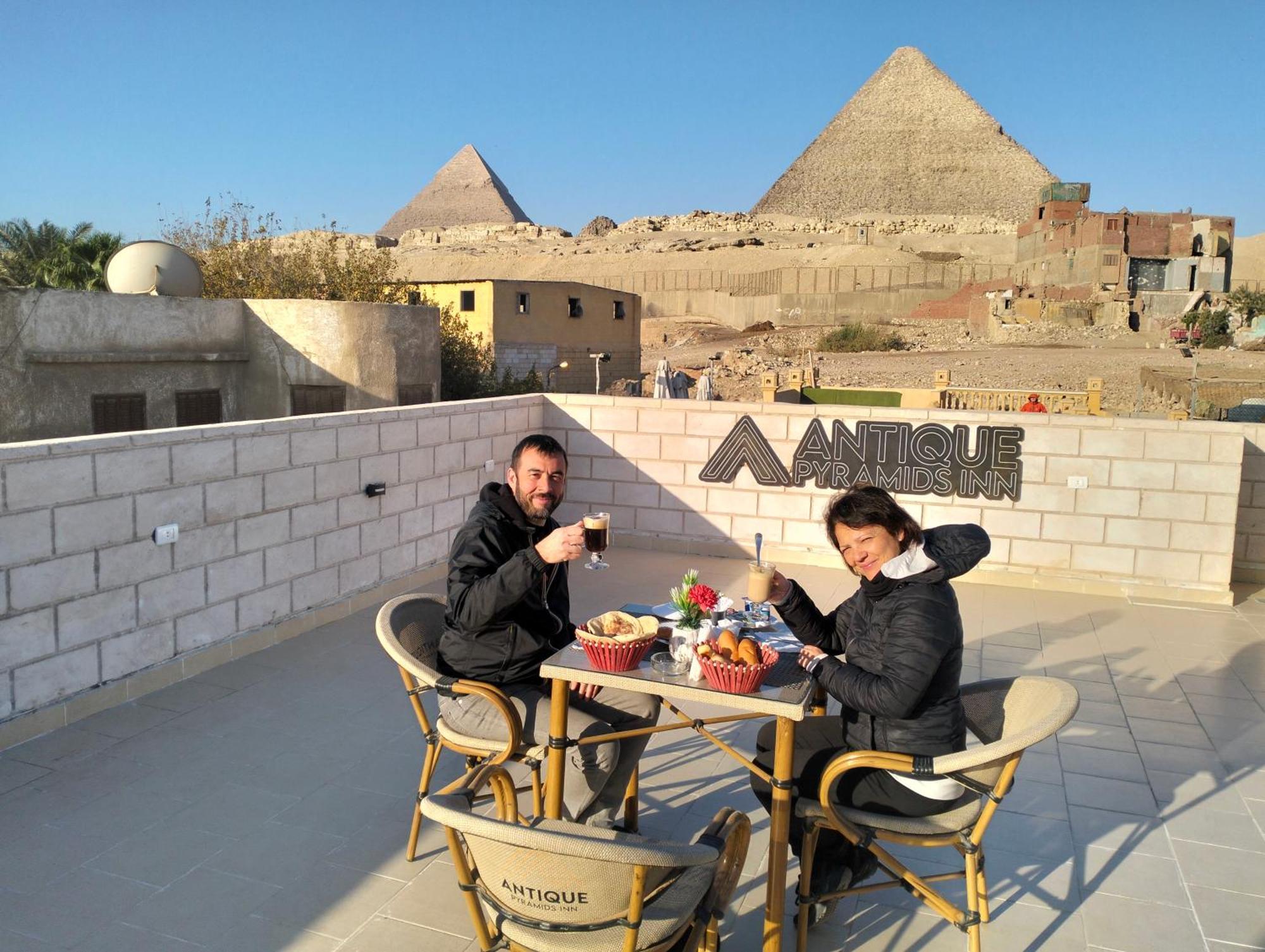 Antique Pyramids Inn Gíza Kültér fotó