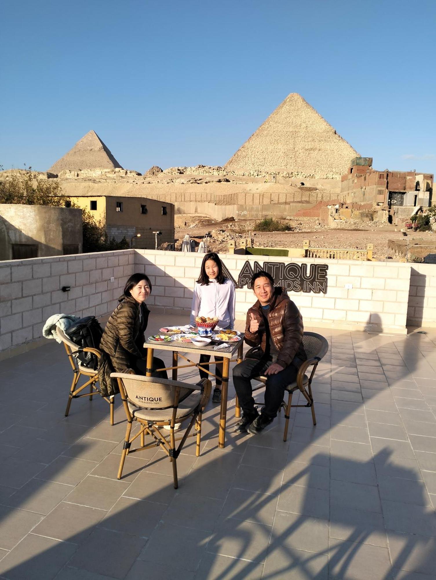 Antique Pyramids Inn Gíza Kültér fotó